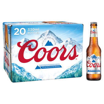 Asda Coors lager beer 20 pack bottle offer