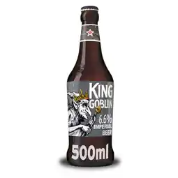 Asda King goblin ale beer bottle offer