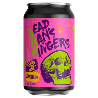 Asda Dead man's fingers passionfruit rum & lemonade 5% offer