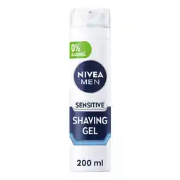 Asda Nivea men sensitive shave gel with 0 % alcohol offer
