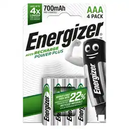 Asda Energizer power plus rechargeable alkaline aaa batteries offer