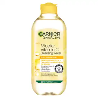 Asda Garnier micellar vitamin c water for dull skin offer