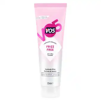 Asda Vo5 frizz free cream offer