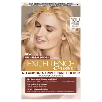 Asda L'oreal excellence color universal nudes universal lightest blonde 10u offer