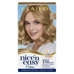 Asda Clairol nice'n easy permanent hair dye 8a medium ash blonde offer