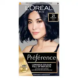 Asda L'oreal preference 21 starry night blue black hair dye offer