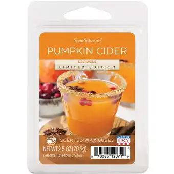 Asda Scentsationals pumpkin cider wax cubes offer