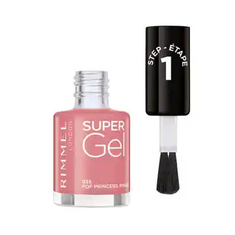 Asda Rimmel london super gel nail polish 035 pop princess pink 12ml offer