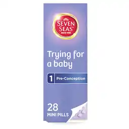 Asda Seven seas pregnancy trying for a baby conception vitamins 28 tablets offer