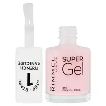 Asda Rimmel london super gel french manicure english rose offer