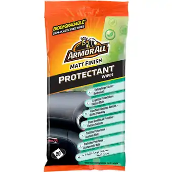 Asda Armor all protectant wipes - matt finish offer