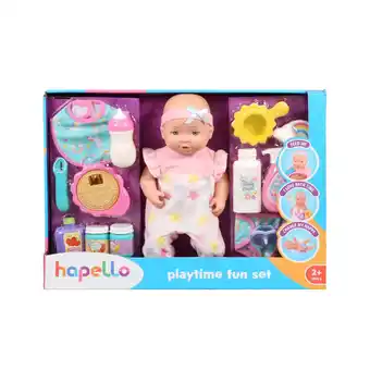 Asda Hapello playtime fun baby doll set (age 2+ years) offer