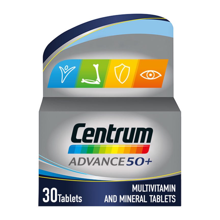 Centrum advance 50+ multivitamin tablets offer at Asda