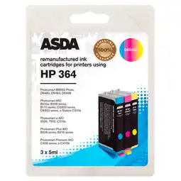 Asda Asda hp364 colour ink cartridge offer