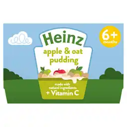 Asda Heinz by nature apple & oat pudding baby food 6+ months offer