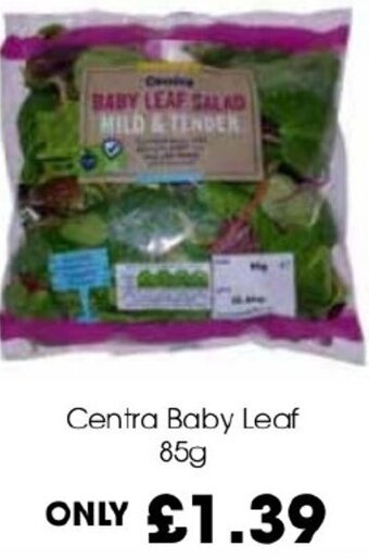 Centra Centra Baby Leaf 85g offer