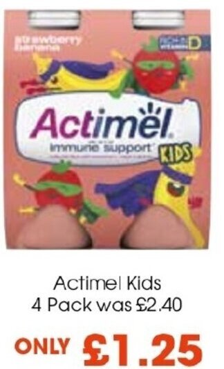 Actimel Kids 4 Pack