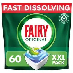 Morrisons Fairy original all in one auto dishwashing tablet offer