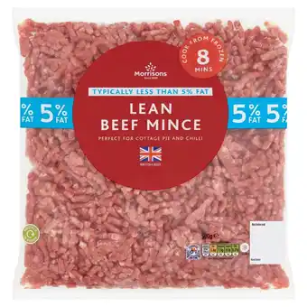 Morrisons Morrisons lean beef mince 5% fat offer