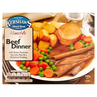 Morrisons Kershaws homestyle beef dinner offer