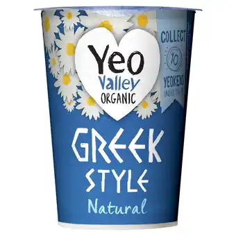 Morrisons Yeo valley organic greek style natural yogurt offer