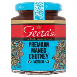 Morrisons Geeta's premium mango chutney offer