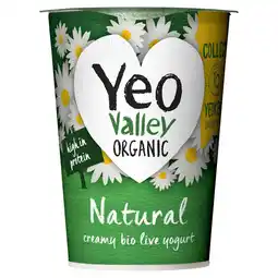 Morrisons Yeo valley organic natural whole milk yogurt offer
