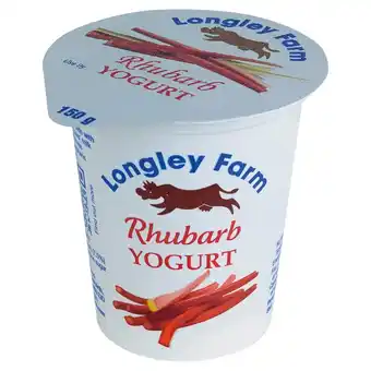 Morrisons Longley farm rhubarb yogurt offer