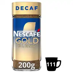 Morrisons Nescafe gold decaf instant coffee offer