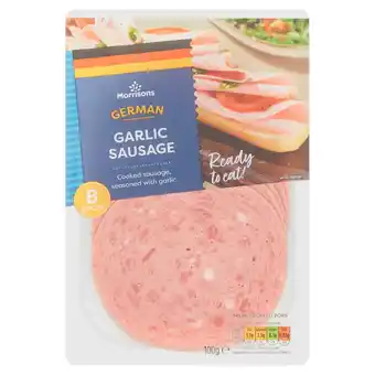 Morrisons Morrisons garlic sausage offer