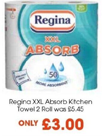 Centra Regina XXL Absorb Kitchen Towel 2 Roll offer