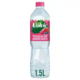 Morrisons Volvic touch of fruit summer fruits natural flavoured water offer