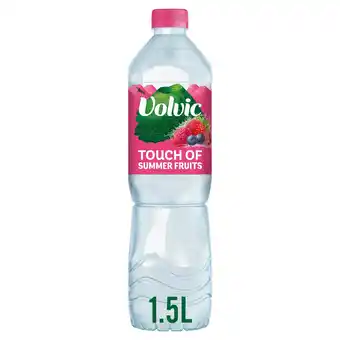 Morrisons Volvic touch of fruit summer fruits natural flavoured water offer