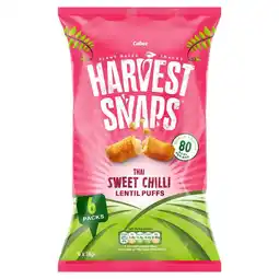 Morrisons Harvest snaps thai sweet chilli crispy lentil puffs offer