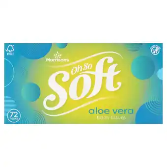 Morrisons Morrisons balm facial tissue 72 sheets offer