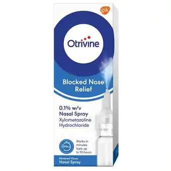 Morrisons Otrivine adult metered dose 0.1% nasal spray offer