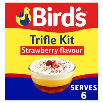 Morrisons Bird's strawberry trifle flavour mix offer