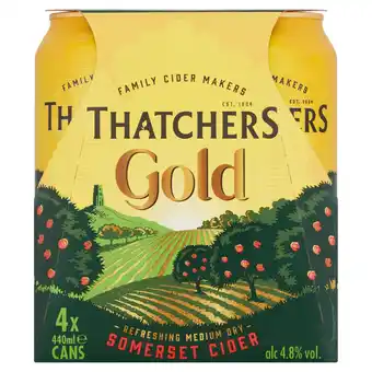 Morrisons Thatchers gold   cider 4.8% offer