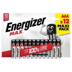 Morrisons Energizer max aaa batteries alkaline offer
