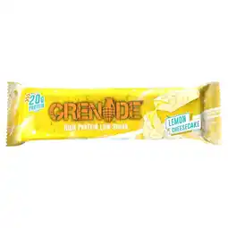 Morrisons Grenade protein bar lemon cheesecake offer
