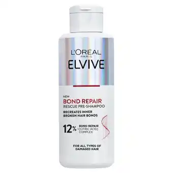 Morrisons L'oreal elvive bond repair pre shampoo offer