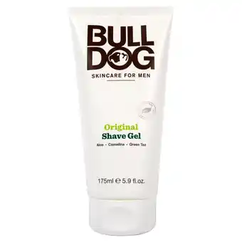 Morrisons Bulldog skincare for men original shave gel offer