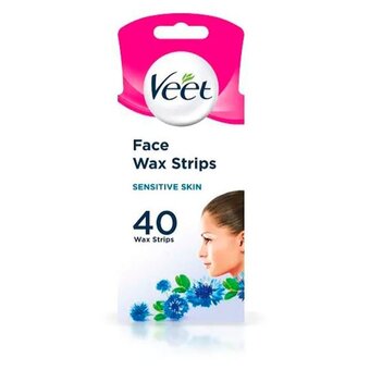 Morrisons Veet wax strips face for sensitive skin, wax strips offer