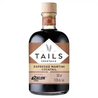 Morrisons Tails cocktails espresso martini cocktail offer