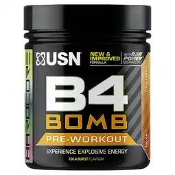 Morrisons Usn b4 bomb pre-workout cola burst flavour offer