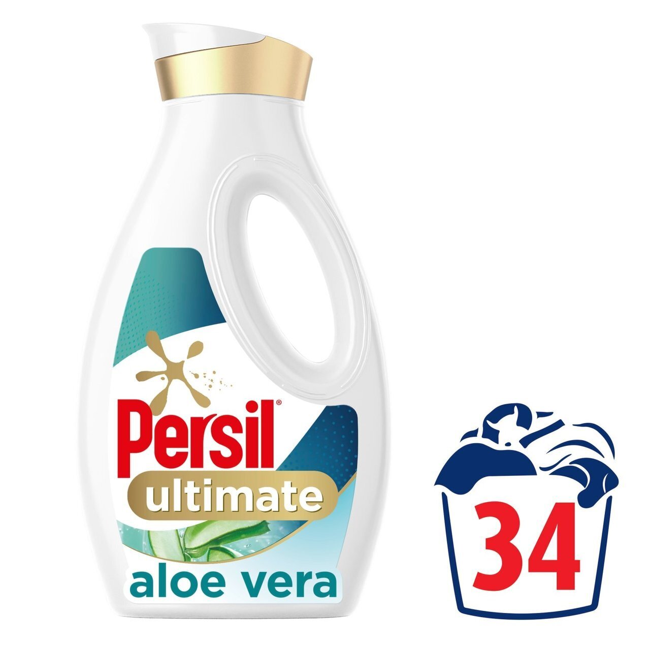 Persil ultimate non bio aloe vera liquid laundry detergent 34 wash