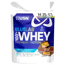 Morrisons Usn blue lab whey caramel chocolate offer