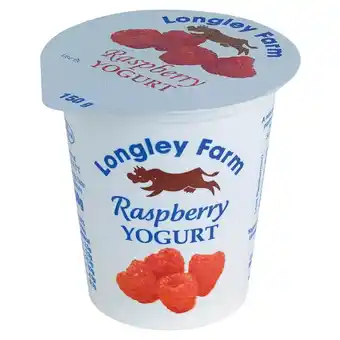 Morrisons Longley farm raspberry yogurt offer