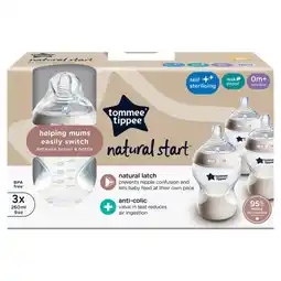 Morrisons Tommee tippee closer to nature bottles 0m+ offer