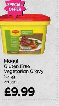 Bestway Maggi gluten free vegetarian gravy offer